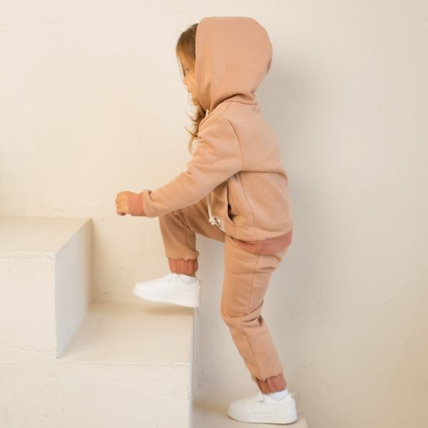 Худі дитяче з капюшоном для хлопчика тринитка Trendy Tot 03-01361 бежевий 110 см (5 років) 03-01361-58967 фото &ndash; купити в Trendy Tot