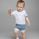 Дитяча футболка з бавовни для малюків Trendy Тot 03-01247 білий 68 см (6 мiс.) 03-01247-58070 фото 1 | Trendy Tot