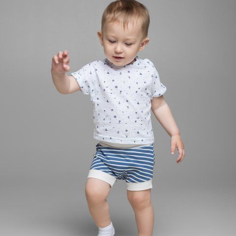Шорти під підгузок для малюків унісекс Trendy Тot 303-00067 синій 62 см (3 мiс.) 303-00067-57717 фото &ndash; купити в Trendy Tot