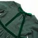 Сукня для дівчинки святкова з рюшами та квітковим принтом Trendy Tot 03-01299 зелений 98 см (3 роки) 03-01299-59224 фото 8 | Trendy Tot