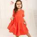 Літнє плаття для дівчаток кулір однотон Trendy Тot 03-01270 кораловий 128 см (8 років) 03-01270-58067 фото 7 | Trendy Tot