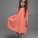 Сукня для дівчаток з коротким рукавом Trendy Тot 03-01245 кораловий 110 см (5 років) 03-01245-58077 фото 1 | Trendy Tot