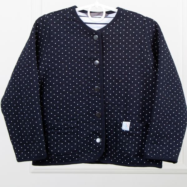 Кофта утеплена на кнопках дитяча капітон Trendy Tot 03-01573 синій 116 см (6 років) 03-01573-61728 фото &ndash; купити в Trendy Tot