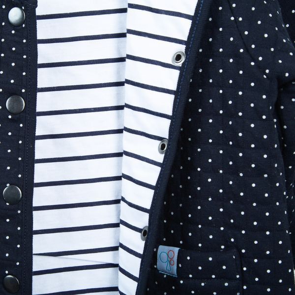 Кофта утеплена на кнопках дитяча капітон Trendy Tot 03-01573 синій 116 см (6 років) 03-01573-61728 фото &ndash; купити в Trendy Tot
