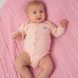 Комбінезон-боді для немовлят унісекс інтерлок Trendy Tot 301-00080 пудровий 68 см (6 мiс.) 301-00080-58357 фото 3 | Trendy Tot