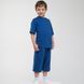 Шорти-бермуди для хлопчиків двунитка Trendy Tot 03-01612 індіго 116 см (6 років) 03-01612-61952 фото 2 | Trendy Tot