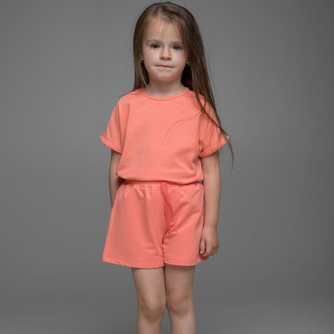 Футболка дитяча повсякденна бавовняна Trendy Тot 03-01275 кораловий 98 см (3 роки) 03-01275-58094 фото &ndash; купити в Trendy Tot