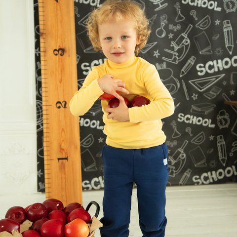 Гольф дитячий для дівчаток Trendy Tot 03-01528 жовтий 98 см (3 роки) 03-01528-60693 фото &ndash; купити в Trendy Tot