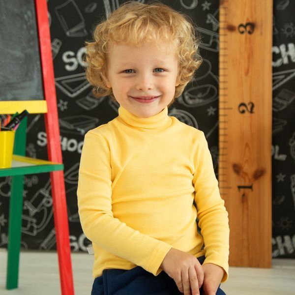 Гольф дитячий для дівчаток Trendy Tot 03-01528 жовтий 98 см (3 роки) 03-01528-60693 фото &ndash; купити в Trendy Tot