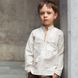Вишиванка лляна для хлопчика довгий рукав Trendy Tot 03-01377 бежевий світлий 110 см (5 років) 03-01377-59905 фото 1 | Trendy Tot