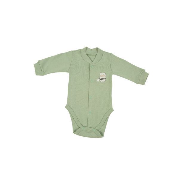 Комбінезон-боді для немовлят унісекс інтерлок Trendy Tot 301-00080 м'ятний 68 см (6 мiс.) 301-00080-58361 фото &ndash; купити в Trendy Tot