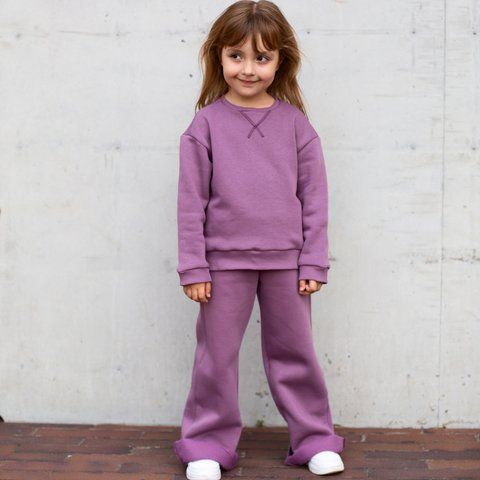 Джемпер для дівчаток тринитка трикотаж Trendy Tot 03-01516 фіолетовий 116 см (6 років) 03-01516-60696 фото &ndash; купити в Trendy Tot