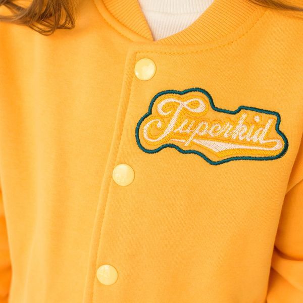 Бомпер дитячий унісекс на кнопках тринитка Trendy Tot 03-01252 жовтий 128 см (8 років) 03-01252-58881 фото &ndash; купити в Trendy Tot