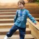 Вишиванка лляна для хлопчика довгий рукав Trendy Tot 03-01377 індіго 128 см (8 років) 03-01377-59918 фото 13 | Trendy Tot