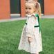 Сукня для дівчинки святкова з рюшами та квітковим принтом Trendy Tot 03-01299 бежевий 104 см (4 роки) 03-01299-59394 фото 7 | Trendy Tot