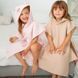 Рушник пончо з капюшоном дитячий унісекс вафельний Trendy Тot 03-01249 рожевий 98 см (3 роки) 03-01249-60382 фото 5 | Trendy Tot