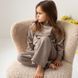 Костюм трикотажний для дівчинки Trendy Tot 03-01400 бежевий 122 см (7 років) 03-01400-59513 фото 6 | Trendy Tot