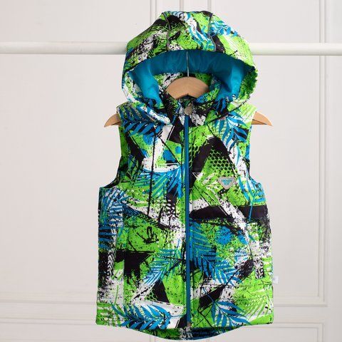 Жилет утеплений для хлопчика Trendy Tot 03-01404 різнокольоровий 128 см (8 років) 03-01404-59396 фото &ndash; купити в Trendy Tot