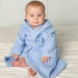 Дитячий халат з капюшоном махровий унісекс Trendy tot 03-01409 блакитний 98 см (3 роки) 03-01409-59451 фото &ndash; купити в Trendy Tot