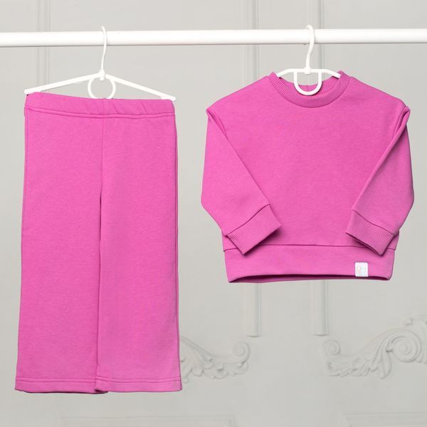 Костюм трикотажний повсякденний для дівчинки Trendy Tot 03-01422 фуксія 92 см (2 роки) 03-01422-59635 фото &ndash; купити в Trendy Tot