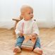 Вишиванка з льону для хлопчика довгий рукав Trendy Tot 03-01287 молочний світлий 74 см (9 мiс.) 03-01287-58374 фото 4 | Trendy Tot