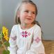 Святкова вишиванка блуза з льону для дівчинки Trendy Tot 03-01294 молочний світлий 122 см (7 років) 03-01294-58378 фото 1 | Trendy Tot