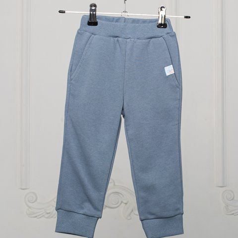 Штани спортивні дитячі для хлопчика двонитка Trendy Tot 03-01469 джинс 122 см (7 років) 03-01469-60070 фото &ndash; купити в Trendy Tot