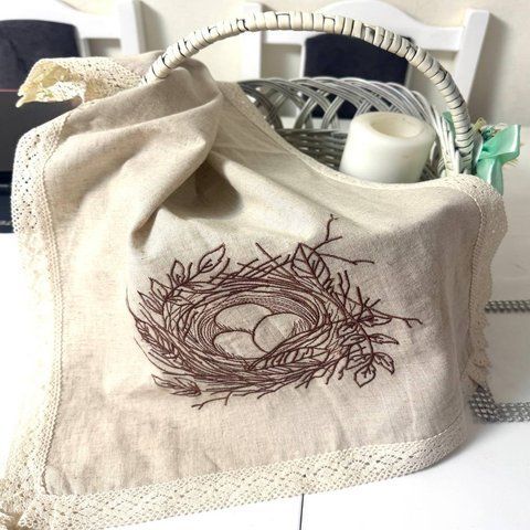 Серветка пасхальна 100010 бежевий 40*60 100010-62634 фото &ndash; купити в Trendy Tot