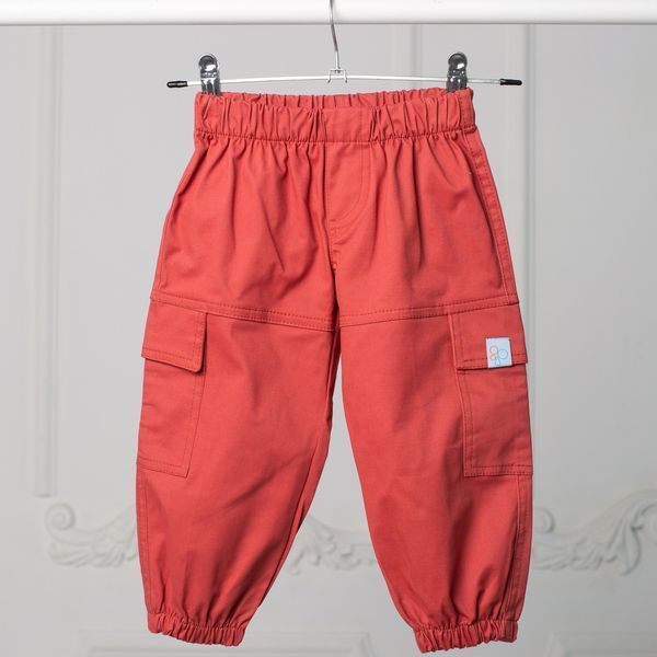 Штани джогери дитячі унісекс котон Trendy Tot 03-01380 кораловий 98 см (3 роки) 03-01380-59758 фото &ndash; купити в Trendy Tot