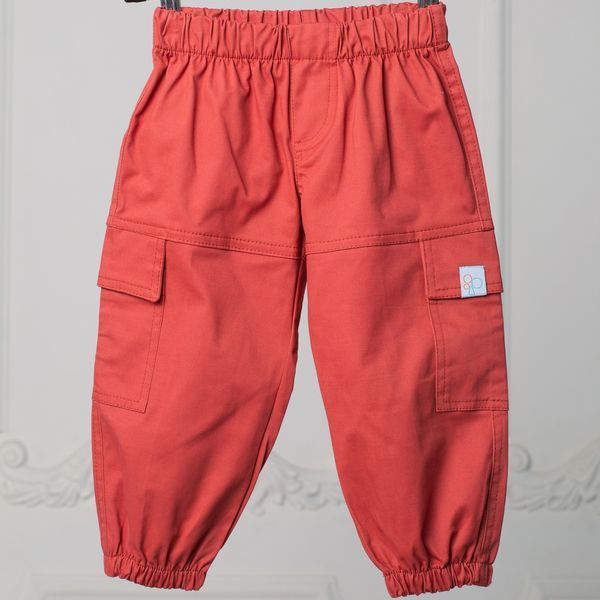 Штани джогери дитячі унісекс котон Trendy Tot 03-01380 кораловий 98 см (3 роки) 03-01380-59758 фото &ndash; купити в Trendy Tot