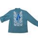 Вишиванка лляна для хлопчика довгий рукав Trendy Tot 03-01377 блакитний 128 см (8 років) 03-01377-61056 фото 6 | Trendy Tot
