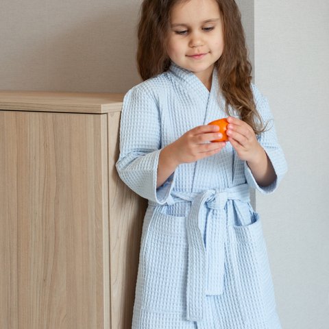 Халат дитячийТМ Trendy tot 03-01272 блакитний 98 см (3 роки) 03-01272-98 см (3 роки), блакитний фото