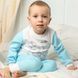 Дитяча піжама з довгим рукавом унісекс Trendy Tot 03-01408 блакитний 104 см (4 роки) 03-01408-59541 фото 7 | Trendy Tot
