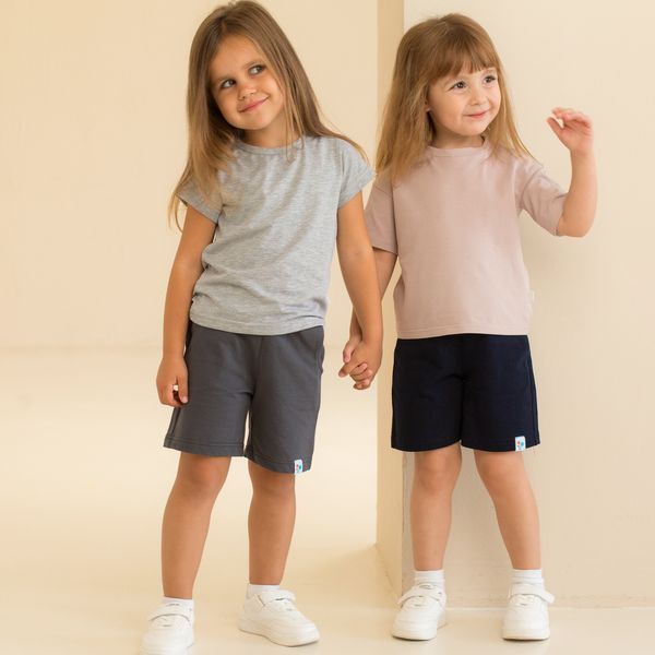 Повсякденні трикотажні шорти для хлопчика Trendy Tot 03-01305 синій 104 см (4 роки) 03-01305-58617 фото &ndash; купити в Trendy Tot