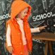 Демісезонний жилет дитячий з капюшоном на кнопках Trendy Tot 03-01509 помаранчевий 134 см (9 років) 03-01509-61061 фото 3 | Trendy Tot