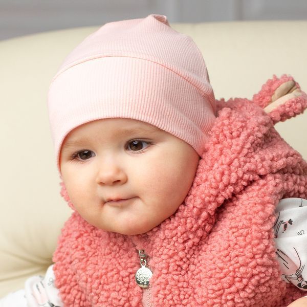 Шапка дитяча Trendy Tot 03-01369 пудровий 48 см (1-2 роки) 03-01369-59184 фото &ndash; купити в Trendy Tot