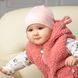 Шапка дитяча Trendy Tot 03-01369 пудровий 48 см (1-2 роки) 03-01369-59184 фото 2 | Trendy Tot