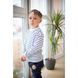Реглан для хлопчика у смужку трикотаж Trendy Tot 03-01255 білий 104 см (4 роки) 03-01255-58332 фото 3 | Trendy Tot