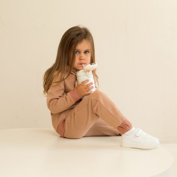 Худі дитяче з капюшоном для хлопчика тринитка Trendy Tot 03-01361 бежевий 122 см (7 років) 03-01361-58965 фото &ndash; купити в Trendy Tot