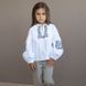 Сорочка вишиванка для дівчинки Trendy Tot 03-01683 білий 116 см (6 років) 03-01683-62408 фото 1 | Trendy Tot