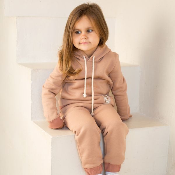 Худі дитяче з капюшоном для хлопчика тринитка Trendy Tot 03-01361 бежевий 128 см (8 років) 03-01361-58966 фото &ndash; купити в Trendy Tot