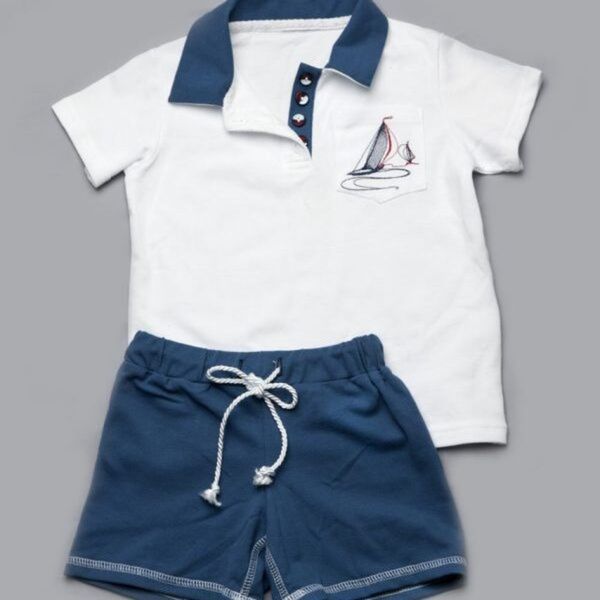 Шорти поло для хлопчиків Модний карапуз 03-00510-000000004 фото &ndash; купити в Trendy Tot