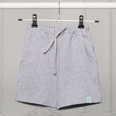 Шорти трикотажні з кишенями для хлопчика Trendy Tot 03-01453 сірий 98 см (3 роки) 03-01453-59853 фото &ndash; купити в Trendy Tot