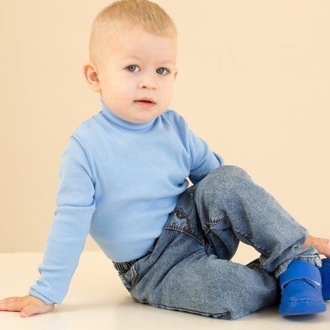 Гольф дитячий унісекс Trendy Tot 03-01303 блакитний 86 см (18 мiс.) 03-01303-58712 фото &ndash; купити в Trendy Tot