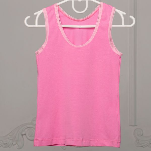 Майка класична для дівчат Trendy Tot 306-00049 рожевий 134 см (9 років) 306-00049-60134 фото &ndash; купити в Trendy Tot